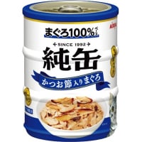 純缶ミニ3P かつお節入りまぐろ 195g（65g×3缶）×24コ