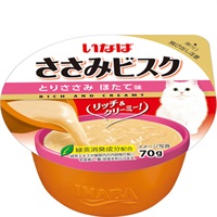 いなば ささみビスク カップ とりささみ ほたて味 70g×6コ