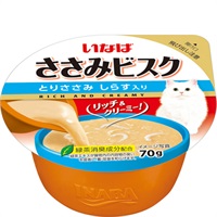いなば ささみビスク カップ とりささみ しらす入り 70g×6コ