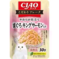チャオ こだわりフレーク まぐろ キングサーモン入り 30g×16コ