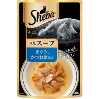 【あす宅】シーバ アミューズ お魚スープ まぐろ、かつお節添え40g×12コ