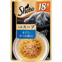 【あす宅】シーバ アミューズ 18歳以上 お魚スープ まぐろ、かつお節添え 40g×12コ