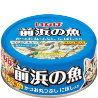前浜の魚 かつお丸つぶし にぼし入り 115g×24缶