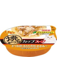 焼かつおカップスープ かつお節・ほたて貝柱・ささみ入り 60g×6コ