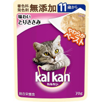 【なくなり次第終了】【あす宅】カルカン パウチ やわらかペースト 11歳から 味わいとりささみ 70g×16コ