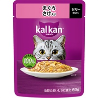 【あす宅】カルカン パウチ ゼリー仕立て まぐろ さけ入り 60g×12コ