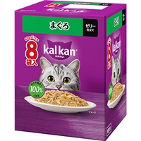 【あす宅】カルカン パウチ ゼリー仕立て まぐろ 60g×8袋入