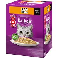 【あす宅】カルカン パウチ ゼリー仕立て まぐろ 平目入り 60g×8袋入