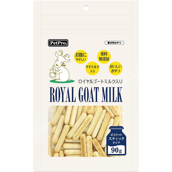 ロイヤルゴートミルク入りビスケット スティックタイプ 90g