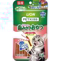 ペットキッス ネコちゃんの歯みがきおやつ まぐろ味 スティック 14g