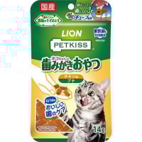 ペットキッス ネコちゃんの歯みがきおやつ チキン味 プチ 14g