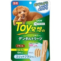 ペットキッス Toy発想のデンタルトリーツ スリットブラシタイプ 超小型犬用 チキン味 6本入り