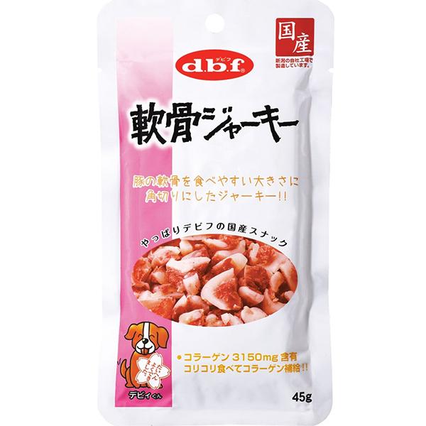 豚の軟骨を食べやすい大きさにカットした嗜好性の良いジャーキーです。1袋当たり3150mgのコラーゲンが含まれています。（メーカー分析値）【保証分析値】粗たん白質：16.0％以上、粗脂肪：10.5％以上