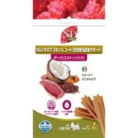 N＆D トリーツ キヌア スキン＆コート（皮膚被毛健康サポート） ダック 成犬用 小型犬用 60g×7本
