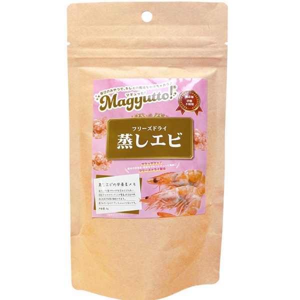 Magyutto！ フリーズドライ 蒸しエビ 8g