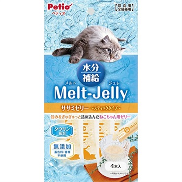 メルトジュレ 水分補給 ササミゼリー スティックタイプ 4本入