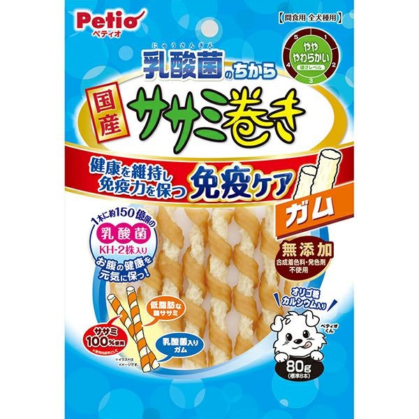 乳酸菌のちから ササミ巻き 80g