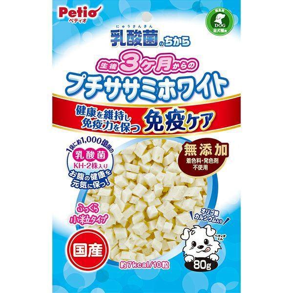 乳酸菌のちから 生後3ヶ月からの プチササミホワイト 80g