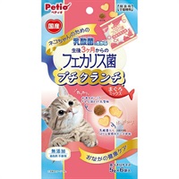 ネコちゃんのための乳酸菌のちから 生後3ヶ月からのフェカリス菌 プチクランチ まぐろミックス 5g×6袋入