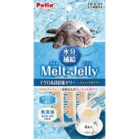 メルトジュレ 水分補給 マグロ＆貝柱味ゼリー スティックタイプ 4本入
