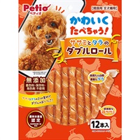 かわいくたべちゃう！ ササミとタラのダブルロール 12本入