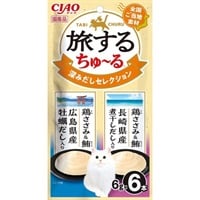 チャオ 旅するちゅ～る 深みだしセレクション 6g×6本入り（3本×2種） ［ちゅーる］