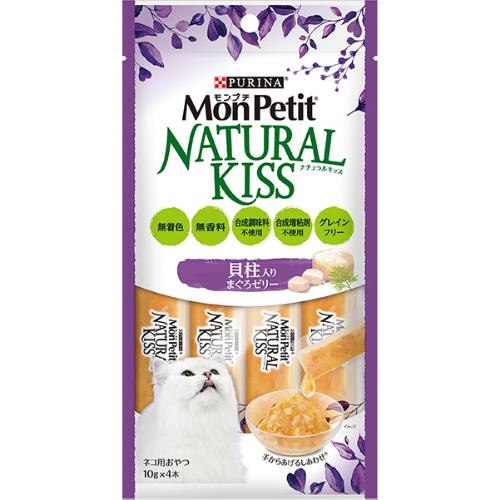 【あす宅】モンプチ ナチュラルキッス 貝柱入りまぐろゼリー 40g