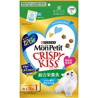 【あす宅】モンプチ クリスピーキッス 総合栄養食 とびきり贅沢おさかな味 126g