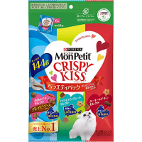 【あす宅】モンプチ クリスピーキッス バラエティパック グレイビーソース＆厳選グルメセレクト 144g
