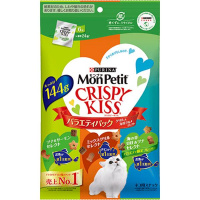 【あす宅】モンプチ クリスピーキッス バラエティパック グリル＆海鮮グルメセレクト 144g