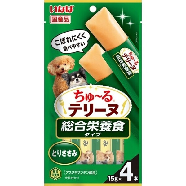 いなば ちゅ～るテリーヌ 総合栄養食タイプ とりささみ 15g×4本 ［ちゅーる］