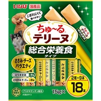 いなば ちゅ～るテリーヌ 総合栄養食タイプ ささみ・チーズバラエティ 15g×18本入り［ちゅーる］