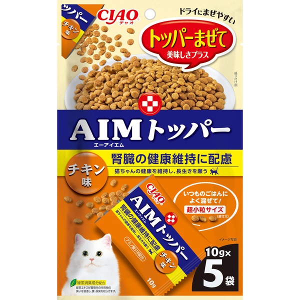 チャオ トッパーまぜて AIMトッパー チキン味 10g×5袋