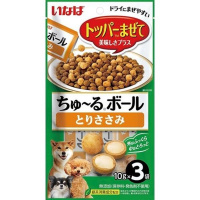 いなば トッパーまぜて ちゅ～るボール とりささみ 10g×3袋 [ちゅーる]