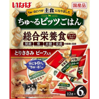 いなば ちゅ～るビッツごはん とりささみ ビーフ入り 12g×6個 ［ちゅーる］