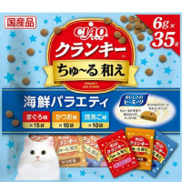 チャオ クランキー ちゅ～る和え 海鮮バラエティ 6g×35袋 [ちゅーる]