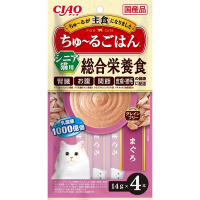 チャオ ちゅ～るごはん シニア猫用 まぐろ 14g×4本［ちゅーる］