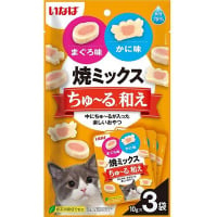 焼ミックス ちゅ～る和え まぐろ味とかに味 10g×3袋 ［ちゅーる］