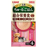 いなば ちゅ～るごはん とりささみ＆ビーフ・緑黄色野菜 14g×4本 [ちゅーる]