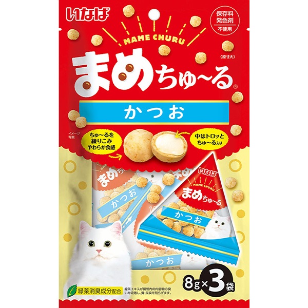 いなば まめちゅ～る かつお 8g×3袋［ちゅーる］