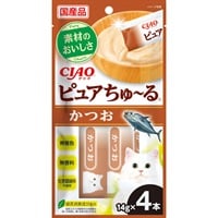 チャオ ピュアちゅ～る かつお 14g×4本 ［ちゅーる］
