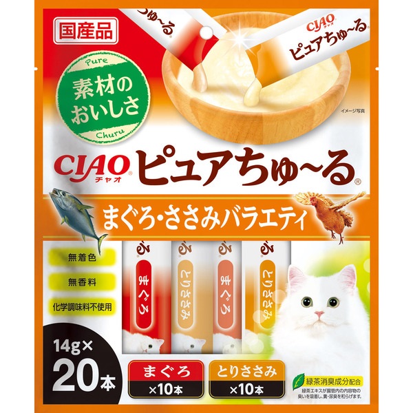 CIAO ちゅ～る まぐろ・ささみバラエティ 240本入り | 商品情報