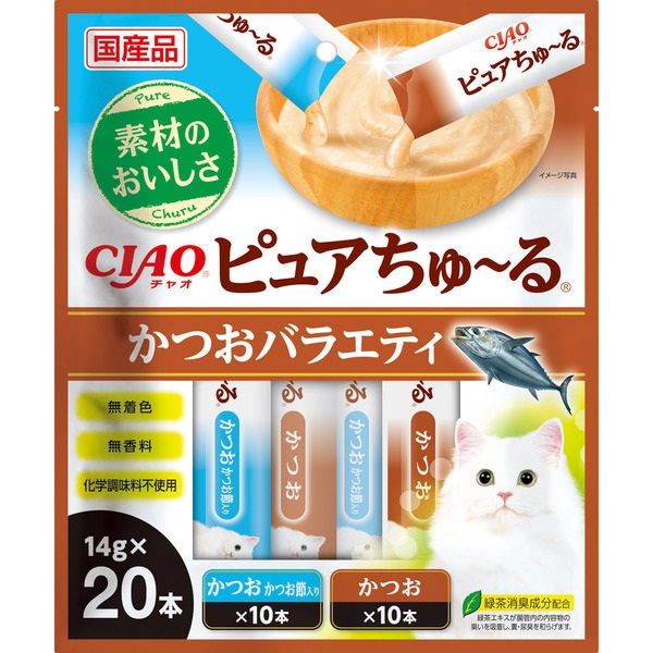 チャオ ピュアちゅ～る バラエティ 14g×20本
