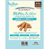 もっとやさしい 鶏むね肉と大豆のプロテイントリーツ 乳酸菌プラス腸活ケア 60g