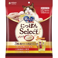 【なくなり次第終了】【あす宅】銀のスプーン にっぽんSelect とろリッチ 3種の鶏ささみ・お魚味アソート 240g（6g×40本）