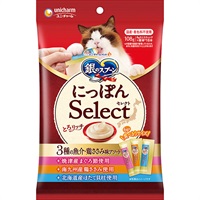 【あす宅】銀のスプーン にっぽんSelect とろリッチ 3種の魚介・鶏ささみ味アソート 108g（6g×18本）