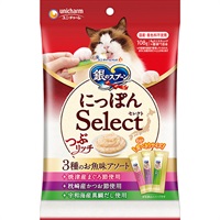 【あす宅】銀のスプーン にっぽんSelect つぶリッチ 3種のお魚味アソート 108g（6g×18本）