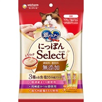 【あす宅】銀のスプーン にっぽんSelect 無添加 とろリッチ 3種のお魚・鶏ささみ味アソート 108g（6g×18本）