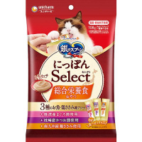 【あす宅】銀のスプーン にっぽんSelect 総合栄養食 とろリッチ 3種のお魚・鶏ささみ味アソート 108g（6g×18本）