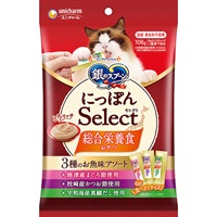 【あす宅】銀のスプーン にっぽんSelect 総合栄養食 とろリッチ 3種のお魚味アソート 108g（6g×18本）